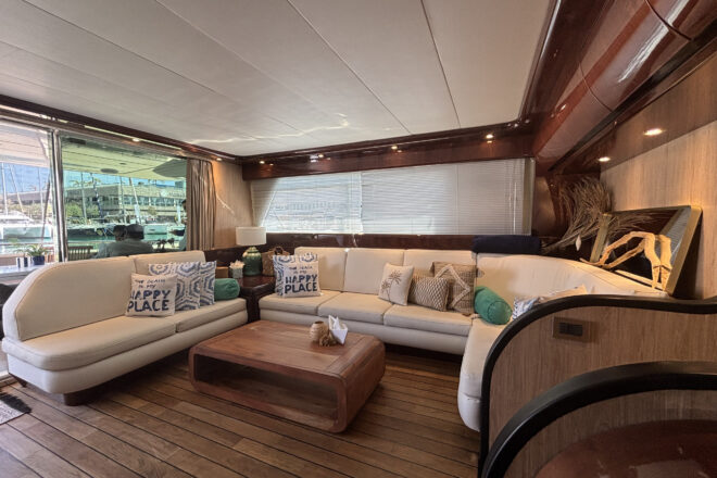 Life on board IODA II private yacht