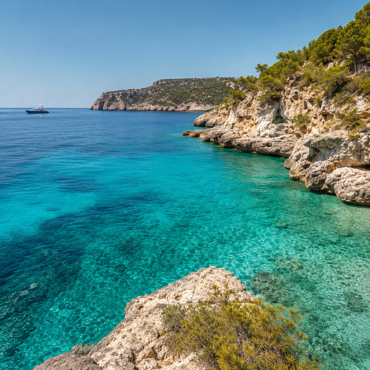 Private yacht charter in Mallorca aboard IODA II
